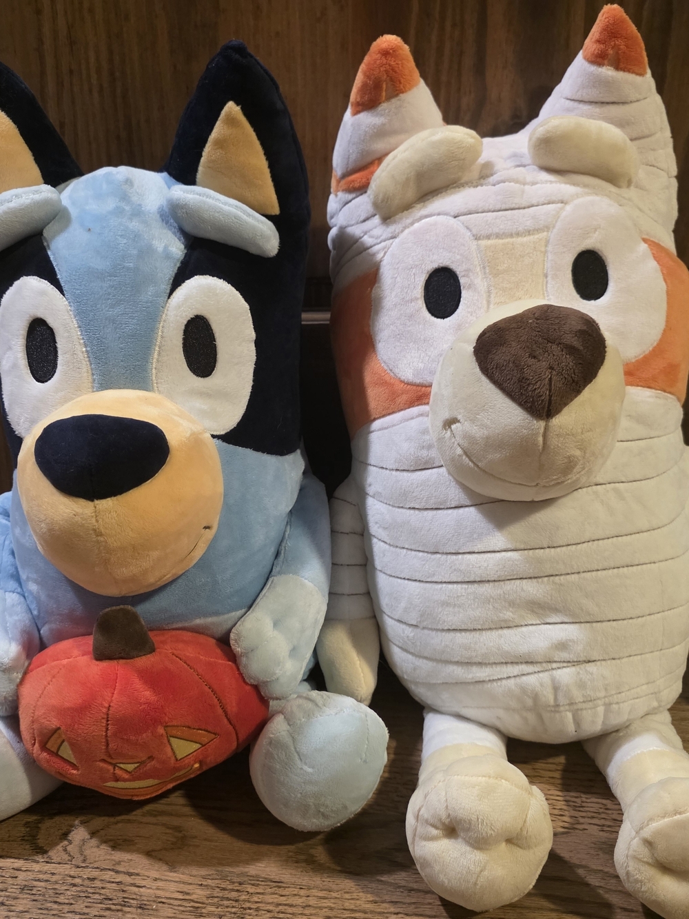 Bluey & Bingo 18-inch Jumbo Halloween Stuffed Animals
